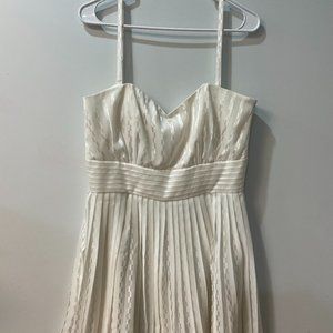 WHBM Semi-formal Gown- White, Size 12 (previously worn)